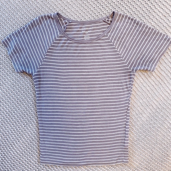 American Eagle Stripped Top - Picture 1 of 2